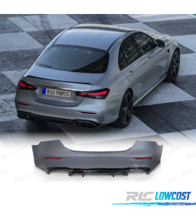 PARAGOLPES TRASERO MERCEDES W213 21-24 LOOK AMG E63S + DIFUSOR