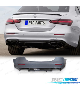 PARAGOLPES TRASERO MERCEDES W213 21-24 LOOK AMG E63S PDC + DIFUSOR