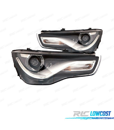 FAROS XENON AUDI A1 10-14 DRL NEGROS