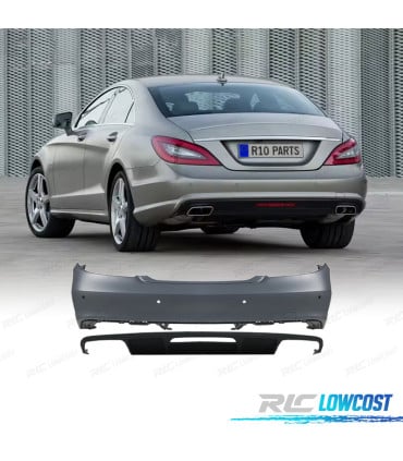 PARAGOLPES TRASERO MERCEDES CLASE CLS W218 11-14 LOOK AMG PDC