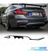 DIFUSOR BMW M3 F80 M4 F82 F83 M PERFORMANCE NEGRO BRILLO