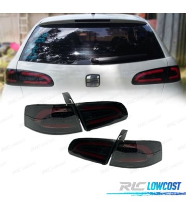 PILOTOS SEAT IBIZA 6L 02-08 CARDNA LIGHTBAR FONDO NEGRO