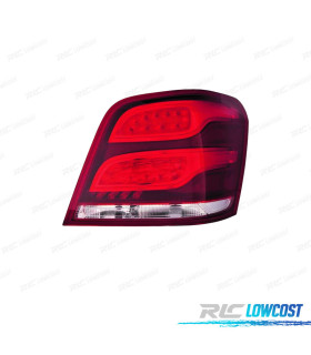PILOTO DCH LED MERCEDES GLK X204 12-15 ROJO