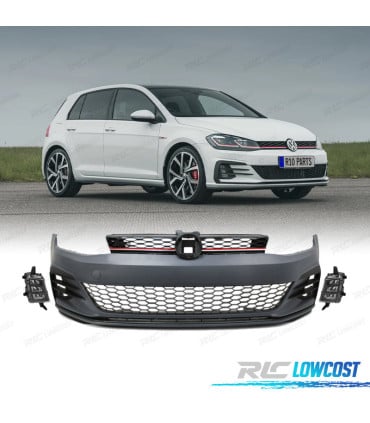 PARAGOLPES DELANTERO VOLKSWAGEN VW GOLF 7.5 17-20 LOOK GTI + ANTINIEBLAS
