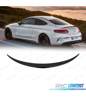 ALERON SPOILER MERCEDES CLASE C COUPE C205 14-17 LOOK AMG NEGRO BRILLO