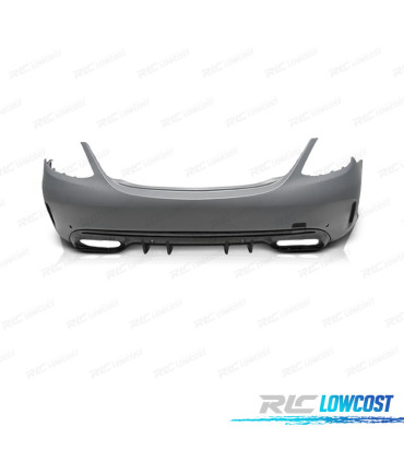 PARAGOLPES TRASERO MERCEDES CLASE C W205 4P 19- LOOK C63 PDC