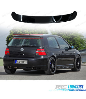 ALERON SPOILER VOLKSWAGEN VW GOLF 4 97-03 LOOK R32 NEGRO BRILLO