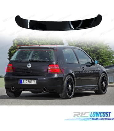 ALERON SPOILER VOLKSWAGEN VW GOLF 4 97-03 LOOK R32 NEGRO BRILLO