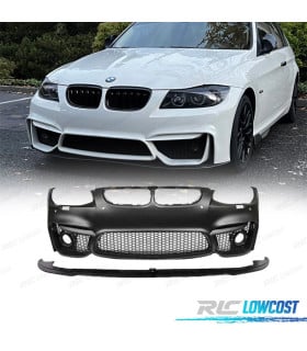 PARAGOLPES DELANTERO BMW E92 E93 06-10 LOOK M4 PDC SRA REJILLAS NIEBLA + SPOILER LIP