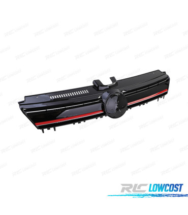 PARRILLA VOLKSWAGEN VW GOLF 7 12-17 LOOK R NEGRO ROJO