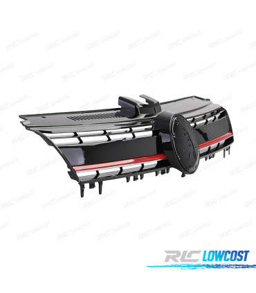 PARRILLA VOLKSWAGEN VW GOLF 7 12-17 LOOK R NEGRO ROJO