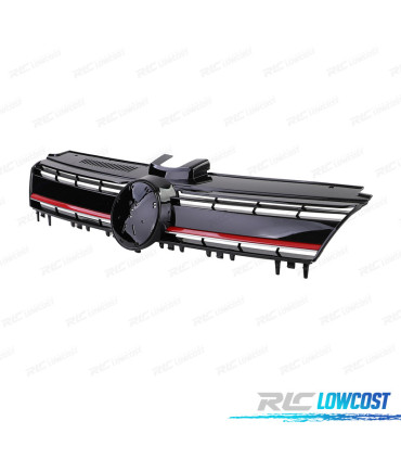 PARRILLA VOLKSWAGEN VW GOLF 7 12-17 LOOK R NEGRO ROJO