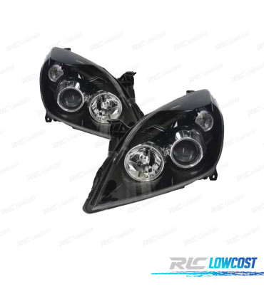 FAROS OPEL VECTRA C 05-08 FONDO NEGRO