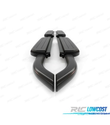 ESTRIBERAS ESTRIBOS LAND ROVER DEFENDER 110 130 20- NEGRO