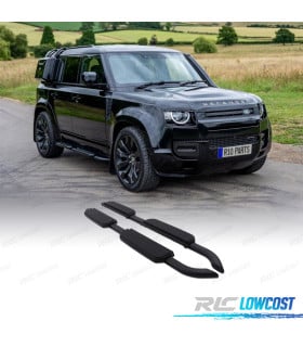 ESTRIBERAS ESTRIBOS LAND ROVER DEFENDER 110 130 20- NEGRO