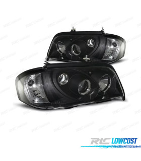 FAROS + INTERMITENTE MERCEDES CLASE C W202 93-00 FONDO NEGRO