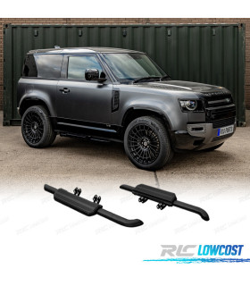 ESTRIBERAS ESTRIBOS LAND ROVER DEFENDER 90 20- NEGRO