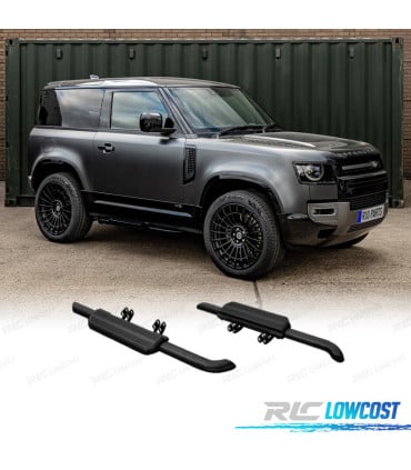 ESTRIBERAS ESTRIBOS LAND ROVER DEFENDER 90 20- NEGRO