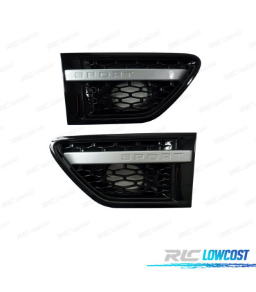 PARRILLAS LATERALES BRANQUIAS RANGE ROVER SPORT 06-09 AUTOBIOGRAPHY BLACK EDITION
