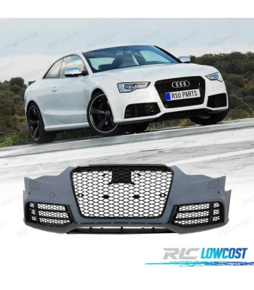PARAGOLPES DELANTERO AUDI A5 8T 12-16 LOOK RS5 PDC + LIP SPOILER FRONTAL