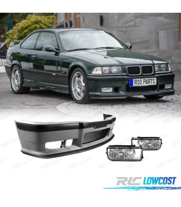 PARAGOLPES + NIEBLAS BMW E36 LOOK M3 CLARO