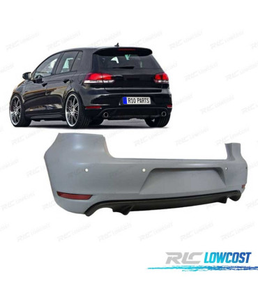 PARAGOLPES TRASERO VOLKSWAGEN VW GOLF 6 08- LOOK GTI PDC