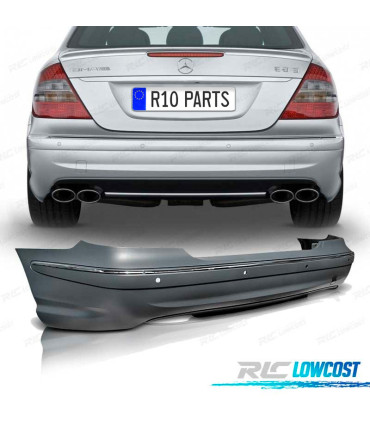 PARAGOLPES TRASERO MERCEDES CLASE E W211 03-09 LOOK AMG PDC