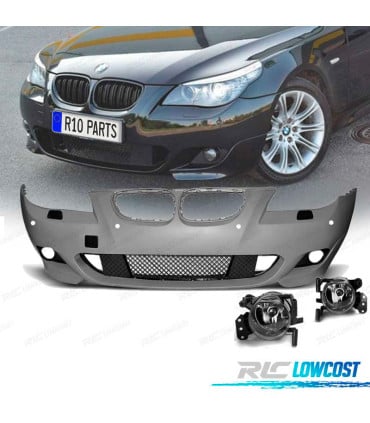 PARAGOLPES DELANTERO BMW E60 61 07-10 LOOK M PDC Y NIEBLAS