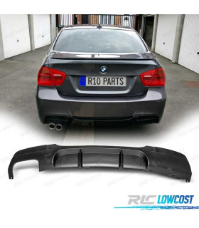 DIFUSOR BMW E90 E91 LOOK M PERFORMANCE NEGRO MATE OO---
