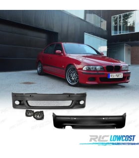 KIT CARROCERIA BMW E39 PARAGOLPES DELANTERO + TRASERO + NIEBLAS LOOK M