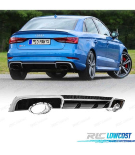 DIFUSOR AUDI A3 8V 12-16 LOOK RS3 + COLAS ESCAPE