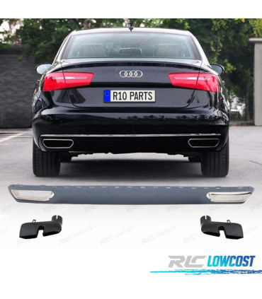DIFUSOR AUDI A6 4G 12-14 LOOK S6 + COLAS