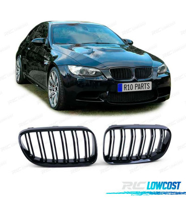 PARRILLAS BMW E92 E93 LCI 10-14 LOOK M4 NEGRO BRILLO