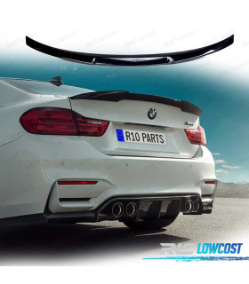 ALERON SPOILER BMW F82 M4 M PERFORMANCE NEGRO BRILLO ABS