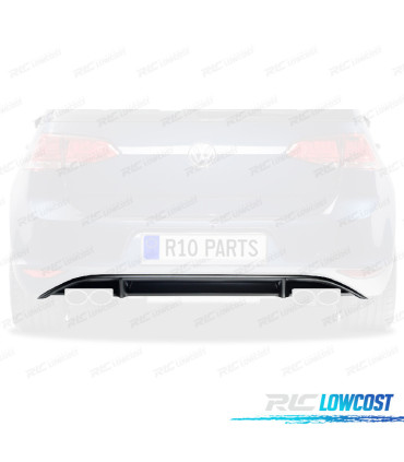 DIFUSOR VOLKSWAGEN VW GOLF 7 VII 12-17 LOOK R132 SALIDA DOBLE