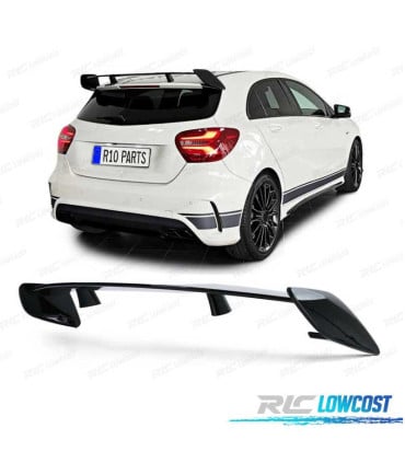 ALERON SPOILER MERCEDES CLASE A W176 LOOK AMG A45 NEGRO BRILLO