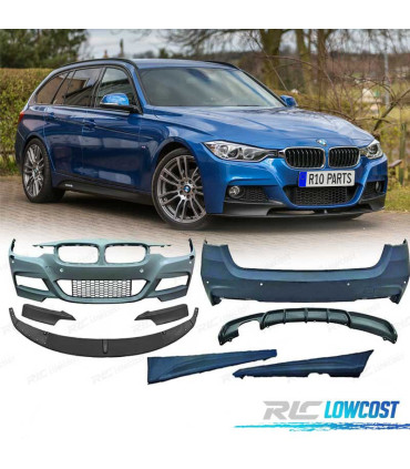 KIT CARROCERIA BMW F31 TOURING LOOK M PERFORMANCE SALIDA DOBLE IZQ