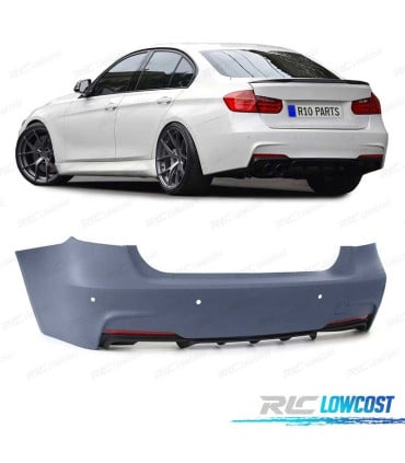 PARAGOLPES TRASERO BMW F30 LOOK M PERFORMANCE PDC