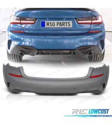 PARAGOLPES TRASERO BMW G20 19-22 LOOK M PERFORMANCE NEGRO MATE PDC