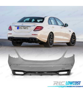 PARAGOLPES TRASERO MERCEDES W213 4D 16-19 LOOK AMG E63 PDC