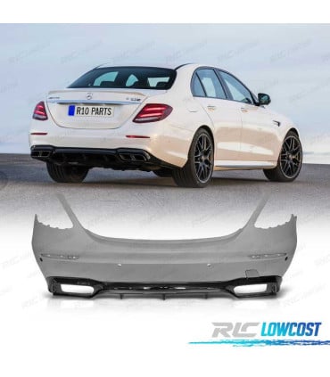 PARAGOLPES TRASERO MERCEDES W213 4D 16-19 LOOK AMG E63 PDC