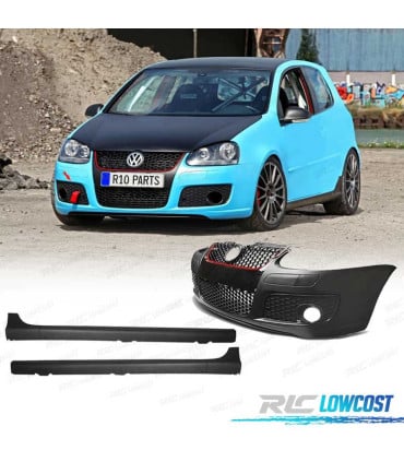KIT CARROCERIA VOLKSWAGEN VW GOLF 5 LOOK GTI PARAGOLPES + TALONERAS