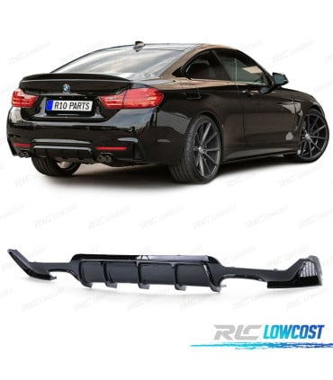 DIFUSOR BMW F32 F33 F36 13-20 LOOK M PERFORMANCE NEGRO BRILLO