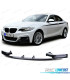SPOILER LIP FRONTAL BMW F22 F23 LOOK M PERFORMANCE NEGRO BRILLO