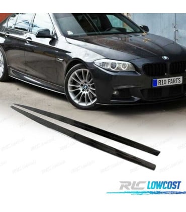 AÑADIDOS TALONERAS BMW F10 F11 LOOK M PERFORMANCE 10-17 NEGRO BRILLO