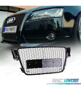 PARRILLA AUDI A5 07-11 LOOK RS NEGRO BRILLO