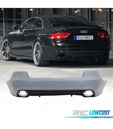 PARAGOLPES TRASERO AUDI A5 8T COUPE 07-15 LOOK RS5