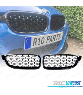 PARRILLAS BMW F32 F33 F36 13-16 LOOK M4 NEGRO DIAMANTE