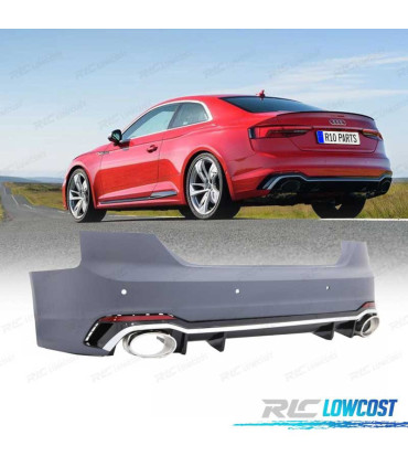 PARAGOLPES TRASERO AUDI A5 16- LOOK RS5