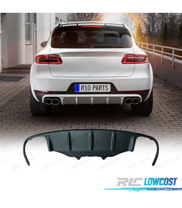 DIFUSOR PORSCHE MACAN 14-18 LOOK TURBO S
